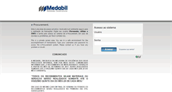 Desktop Screenshot of compras.medabil.com.br