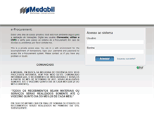 Tablet Screenshot of compras.medabil.com.br